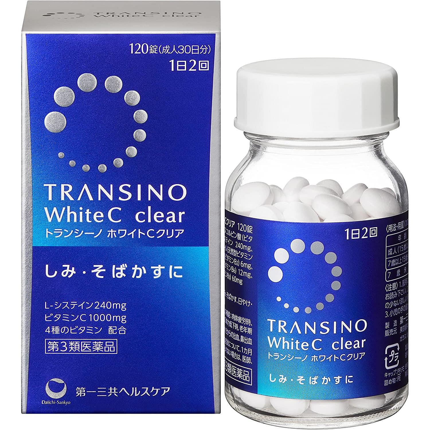 TRANSINO White C Clear 120 Capsules 1 個