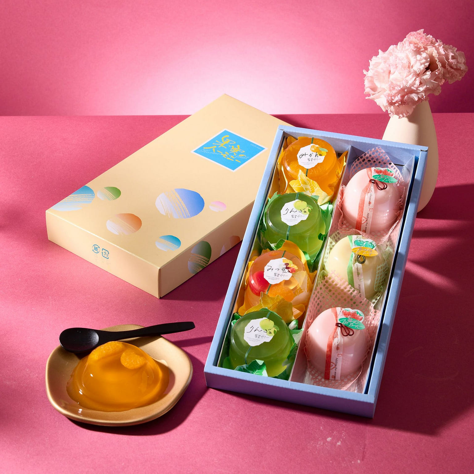 Fruit Jelly & Pudding Gift Set (7 pieces) 930 그램
