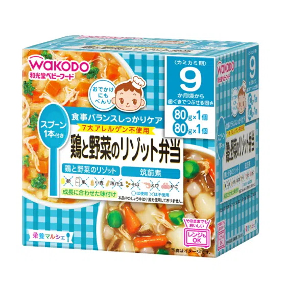 weee_snack_WAKODO Chicken & Vegetable Risotto & Chikuzen Stew 160 g