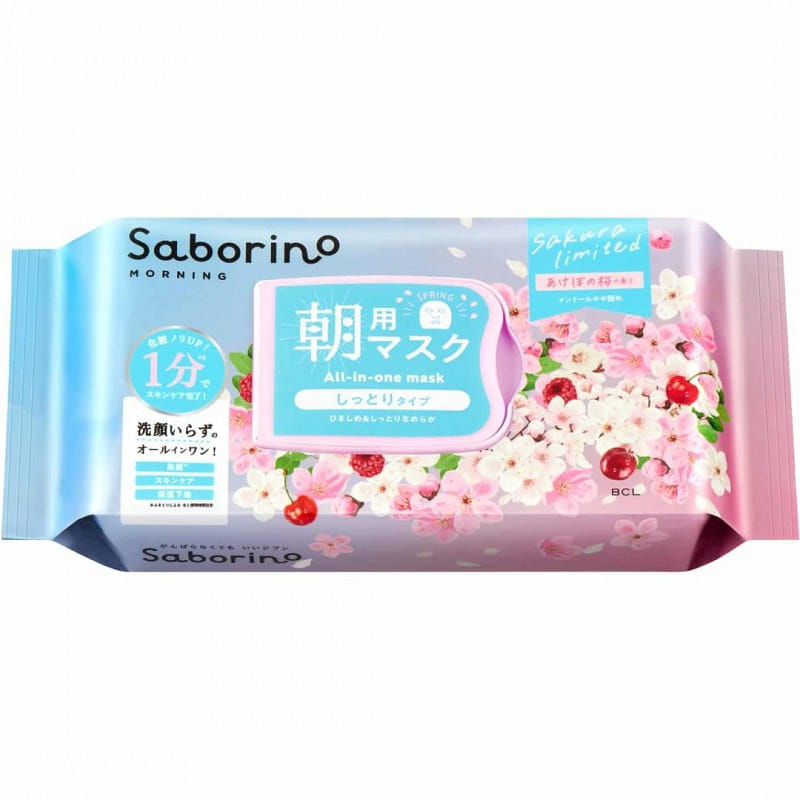 BCL Saborino Sakura Morning Mask 30pcs 1 each