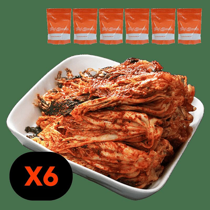 Napa cabbage hand made Kimchi 6 PACKS 288 온스