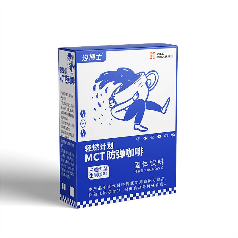 Bulletproof Coffee MCT Ketogenic Meal Replacement Coffee 20g*7bags 140 그램