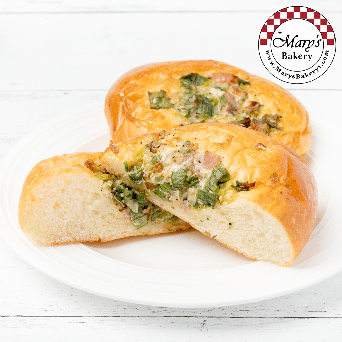 Green Onion Buns 2pcs 1 each
