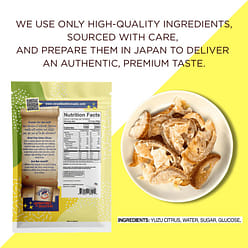 Candied Yuzu Citrus Slices 85g 3 oz