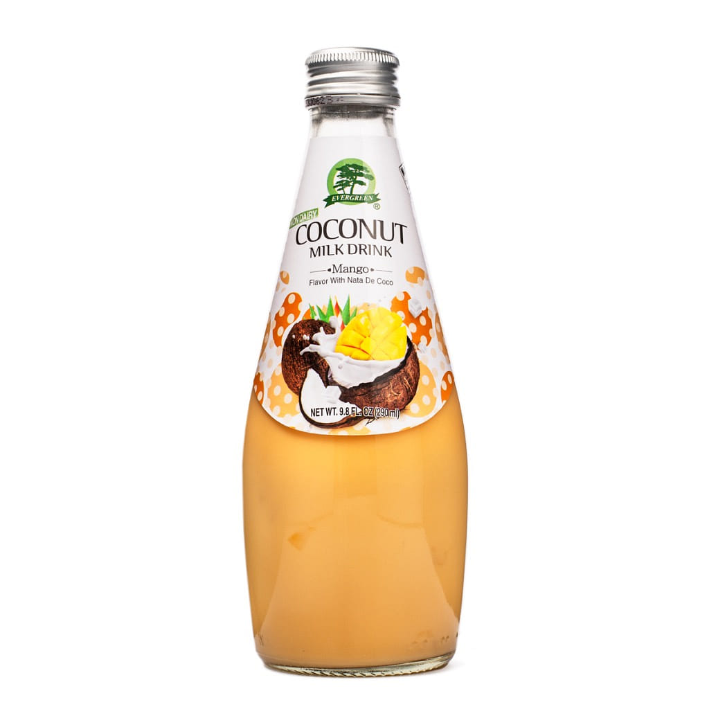 Bebida de Leche de Coco Sabor Mango Evergreen 9.8 onza(s) líquida(s)