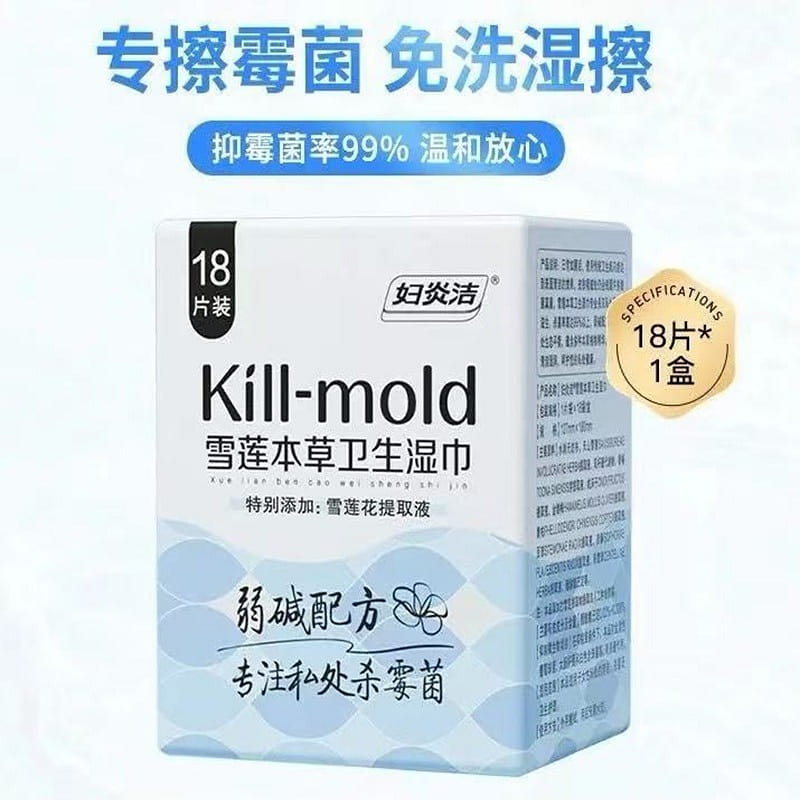 FuYanJieXueLian bacteriostatic aunt sanitary wipes 1 pack