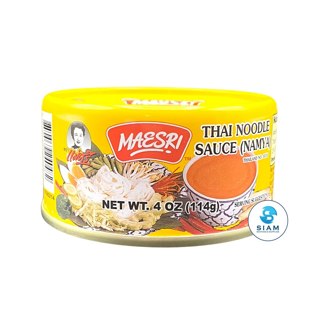 MaeSri Thai Noodle Sauce (Namya), Gluten-Free 4 ออนซ์