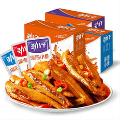 Jinzai Deep Sea Fish Dried Snack 12g Sichuan Flavor 1 each