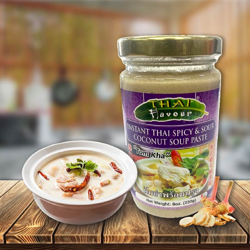 Instant Thai Spicy & Sour Coconut Soup Paste * tom ka kai * 8 ออนซ์