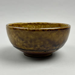 Made-in-Japan Irabo Ramen Soba Udon Noodle Bowl Ame Mustard, 6.5" dia., 26 oz 1 each