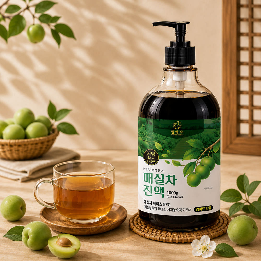 저당 국산 매실차 원액 1000g 100 그램