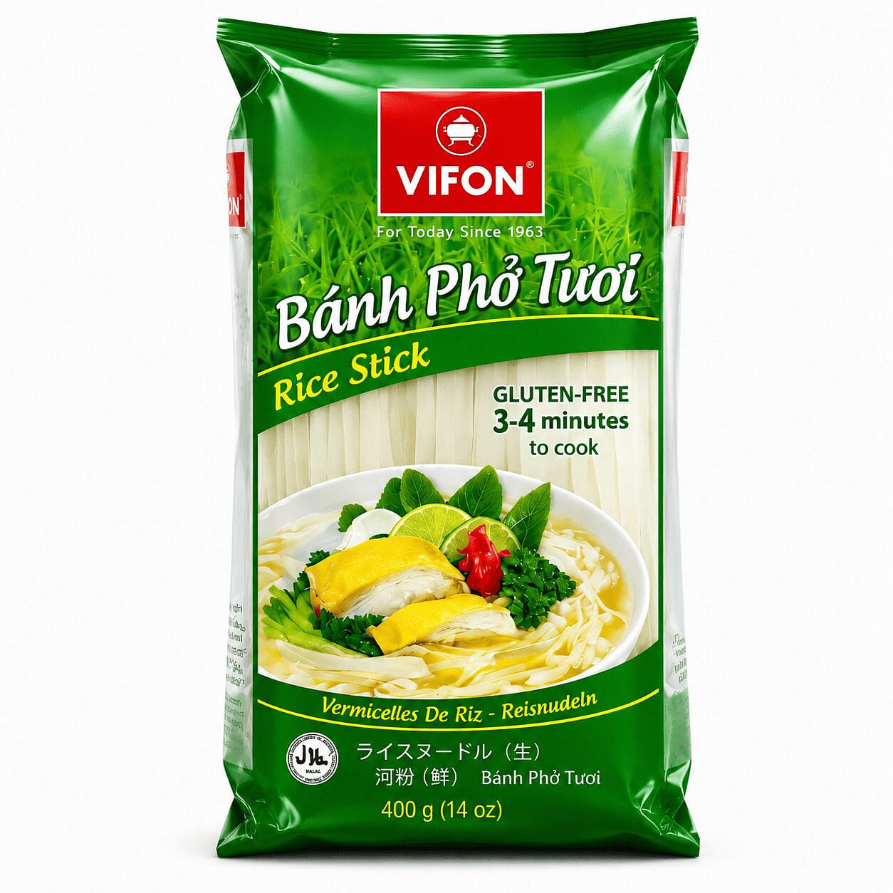 [1-PACK] VIFON Dry Rice Stick (Pho) 14.11 oz