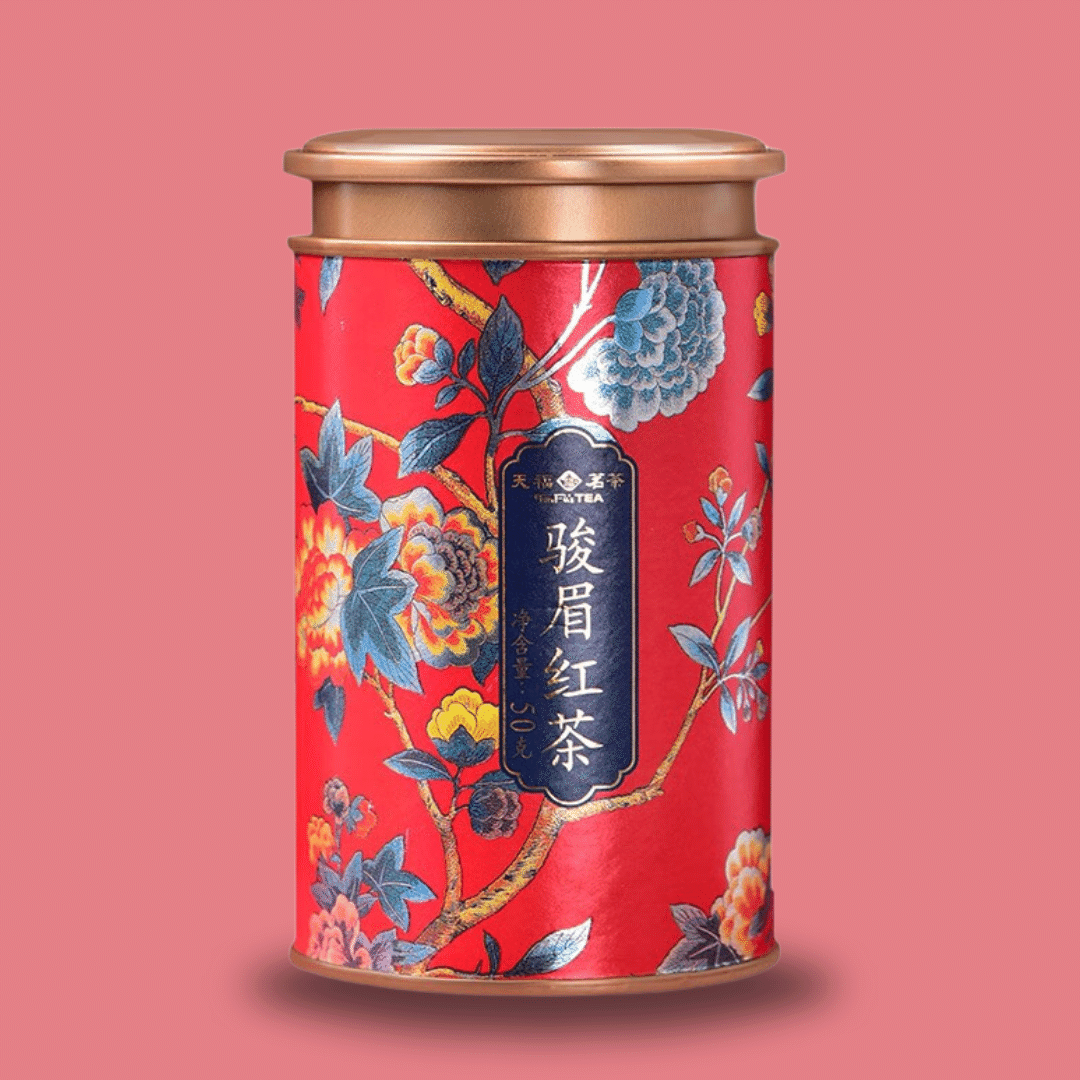 China [Tianfu Tea] Junmei Black Tea Small Jar (M6) - 50g 1 缶
