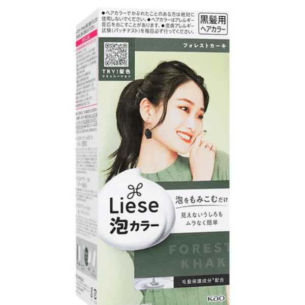 Kao Prettia Bubble Hair Dye in the color Forrest Khaki 1 อัน
