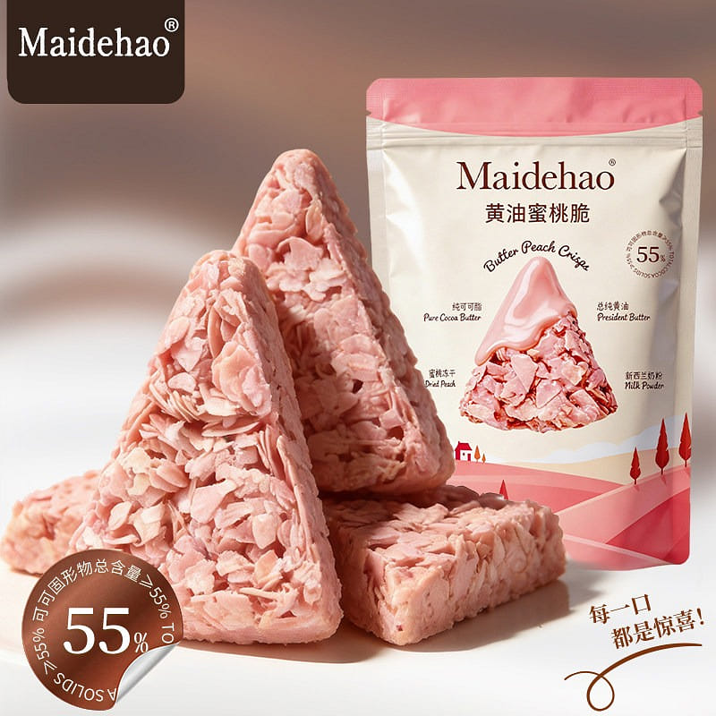 Madder Good Butter Peach Crisps 76g*3 bags 228 g