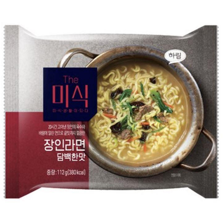 The Misik Jangin Ramen Mild flavor (112g x 4ea) 1 มัด