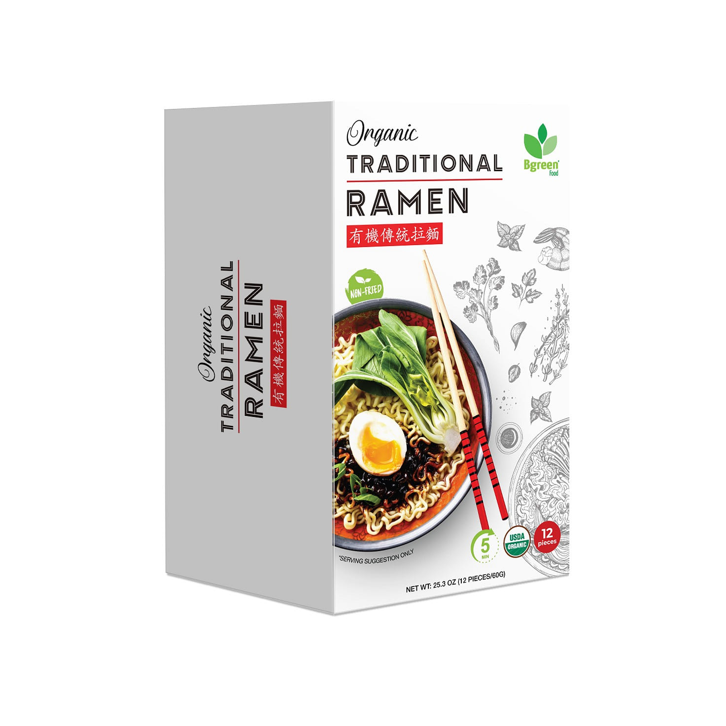 Organic Traditional Ramen - Family Pack 25.3 온스