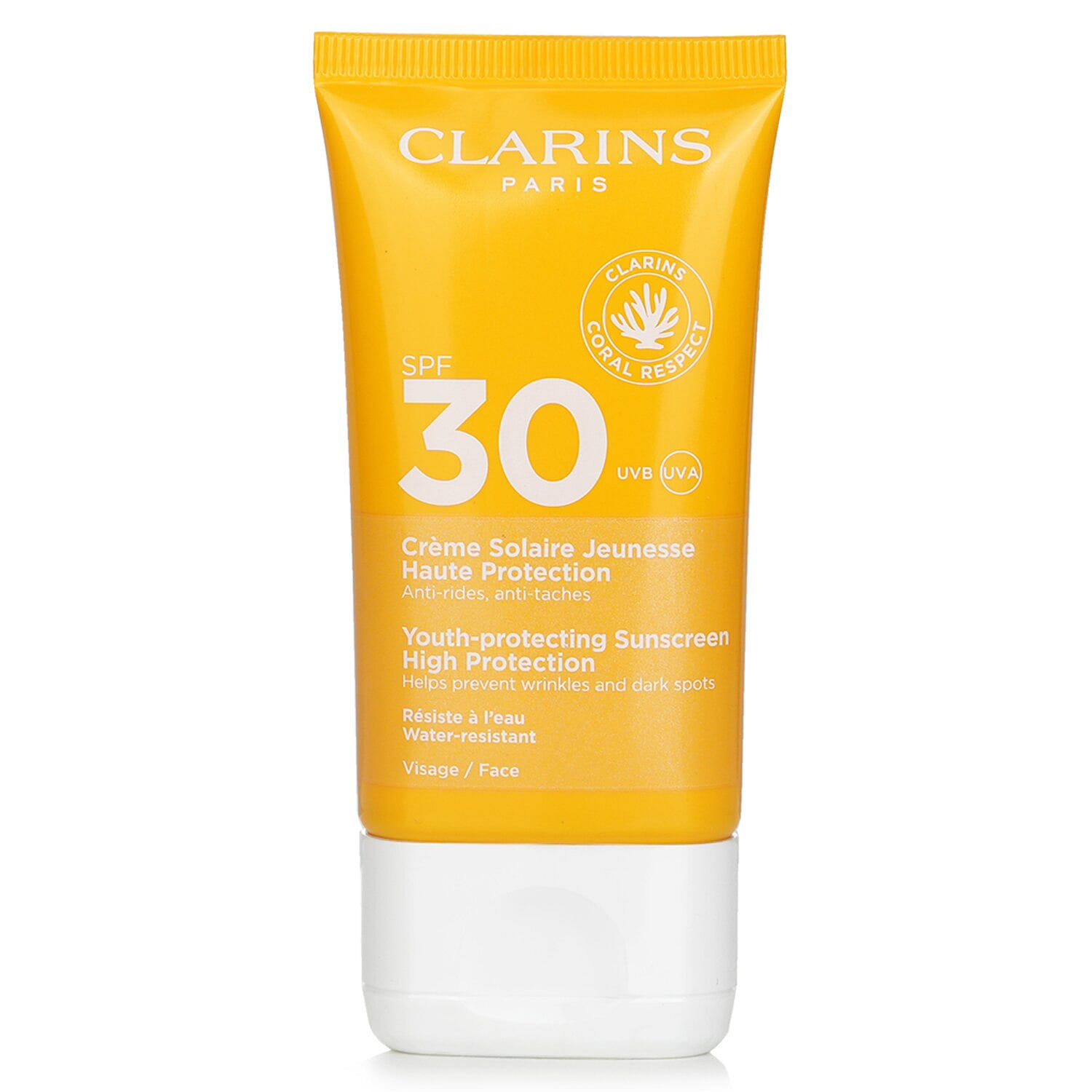 Clarins Youth high protection sunscreen SPF30 moisturizing, soothing and resisting ultraviolet rays 50ml/1.7oz 50 밀리리터