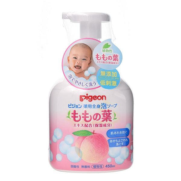 PIGEON Baby Full Body Soap Peach Leaf 450ml 1 개