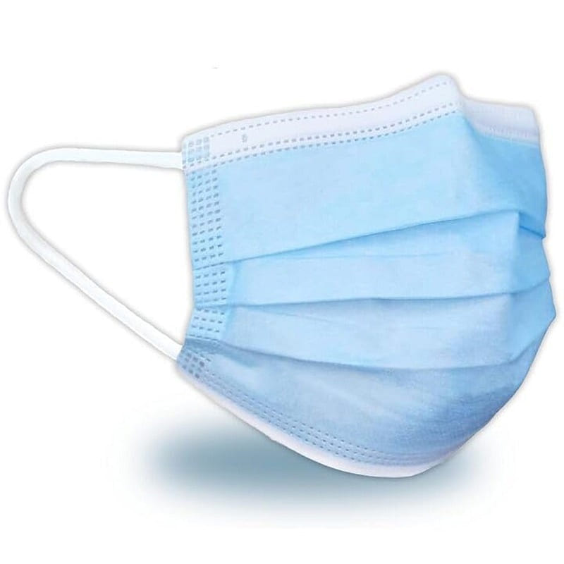 50pc Particulate Disposable Respirator, Adult Face Mask, [ASTM Level 3] Blue 1 개