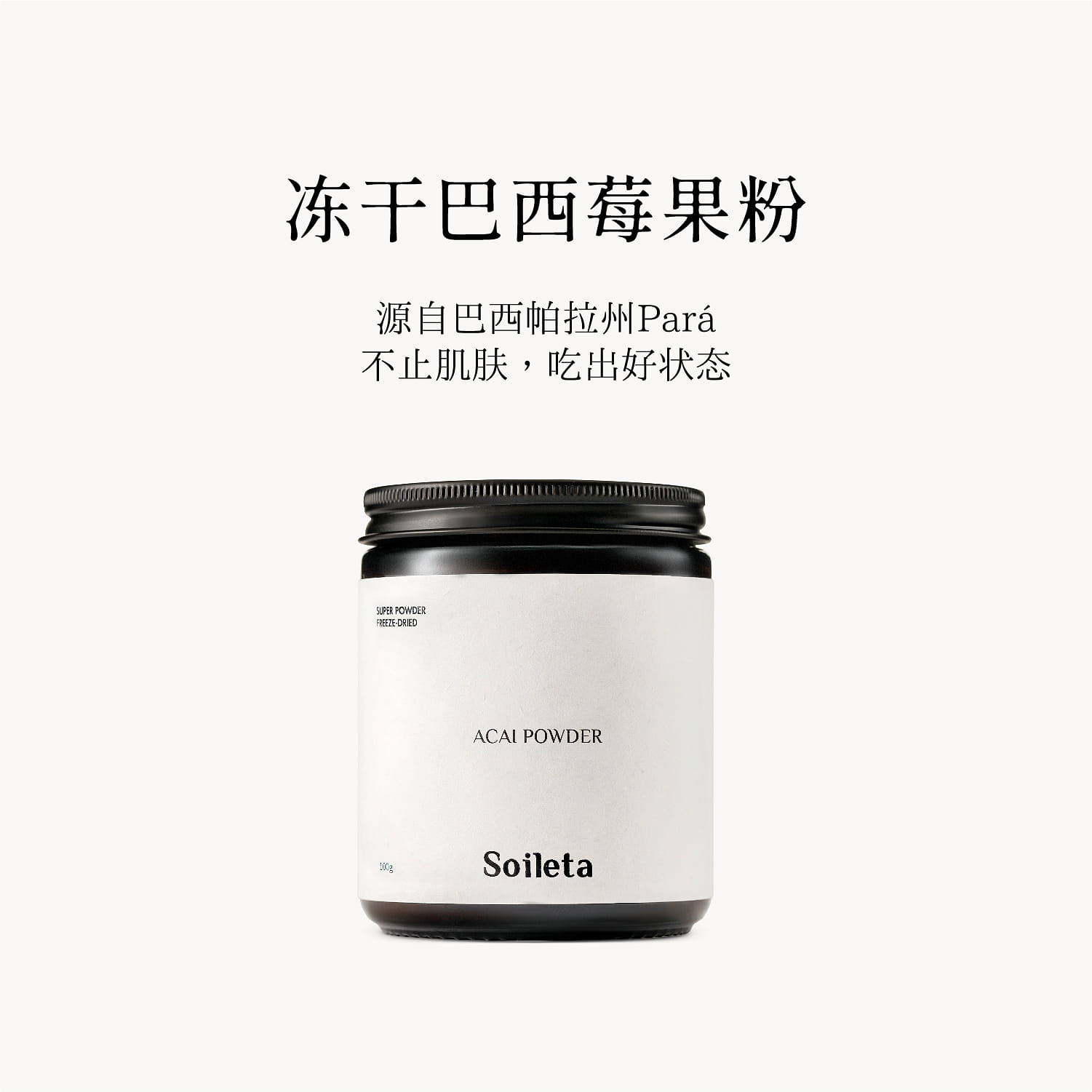 Freeze-dried acai berry powder 100g *1 bottle 100 그램
