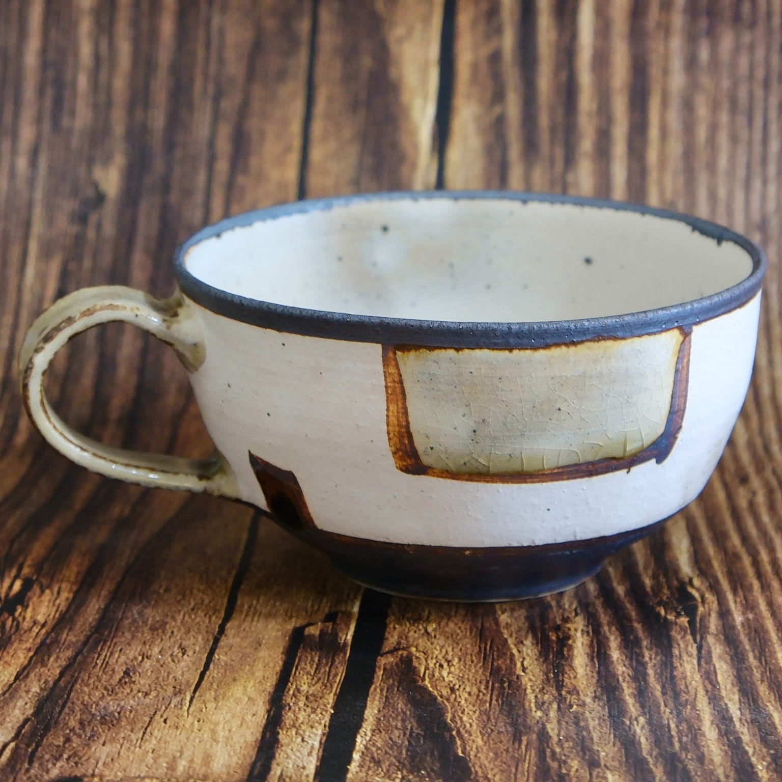 Japan artist Takanori 500ml Soup Cup - Square 1 개입