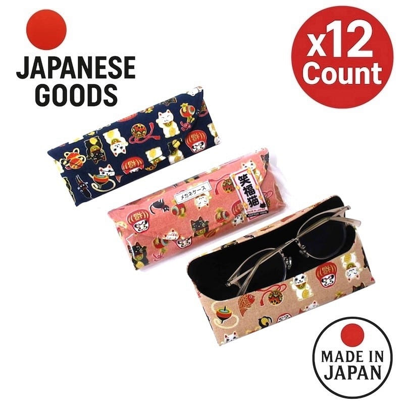 Shofuku Cat Hard Glasses Case Made in Japan 1 まとめて