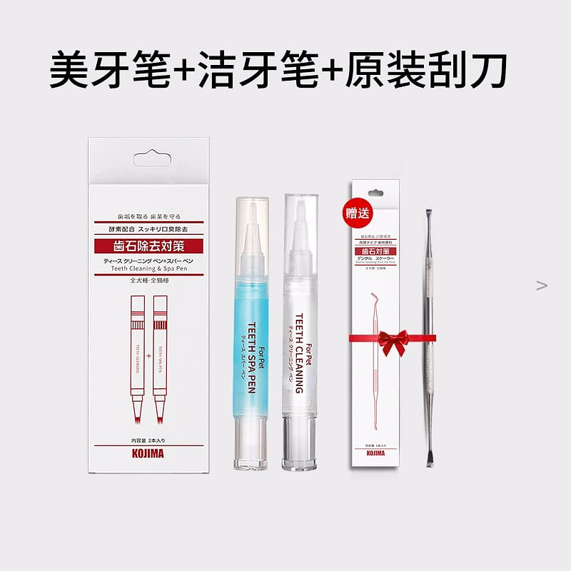 Kojima Teeth cleanning Spa Set, Spa Pen *2+ Teeth cleaning tool*1 3 개입