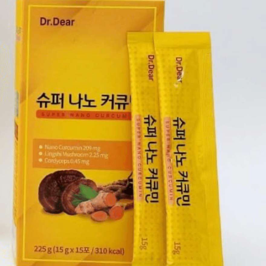 Thạch Nghệ Vị Xoài Super Nano Curcumin HQ 30 gói 30 cái