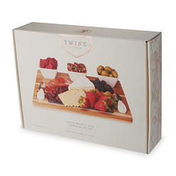 Acacia & Slate Cheese Board Set w/Ceramic Bowls by Twine Living® 1 份