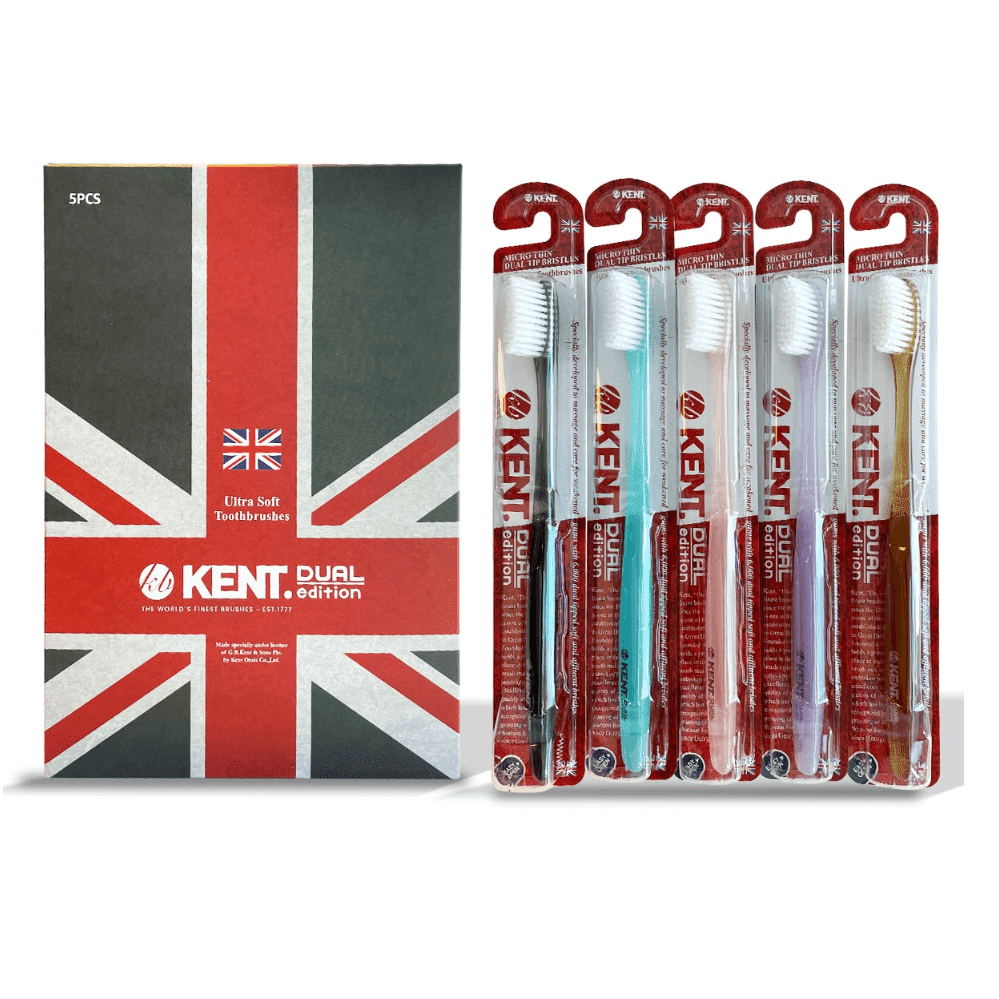KENT ORALS USA Dual Edition Toothbrushes 1 Box / 5 Piece 5 개입