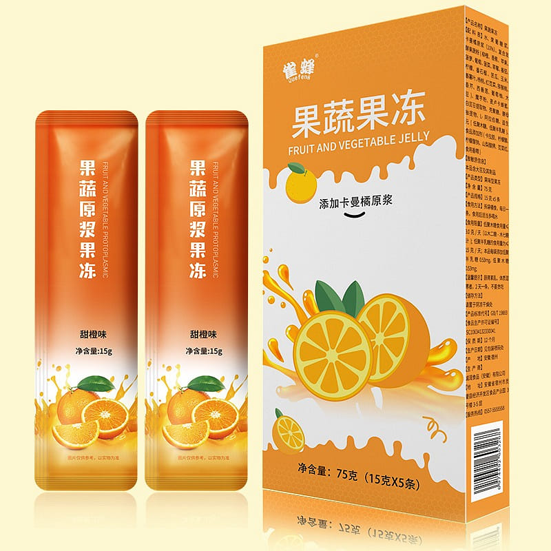 Bird's Bee Probiotic Jelly Kaman Orange Enzyme Jelly 15gX5 Strips 1 케이스