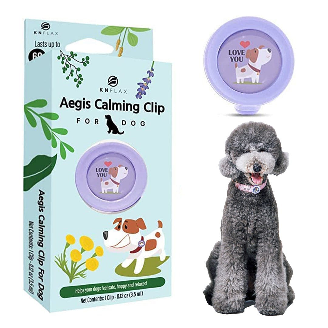 Aegis Calming Clip for Dog | 100% Natural Oil Helps your Dogs feel Safe Love You 4 파운드