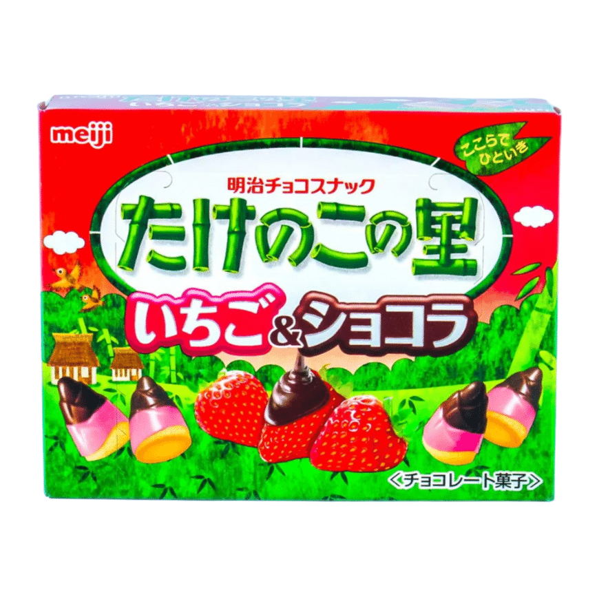 Meiji Strawberry Chocolate Biscuit Cookies 2.15oz 1 個