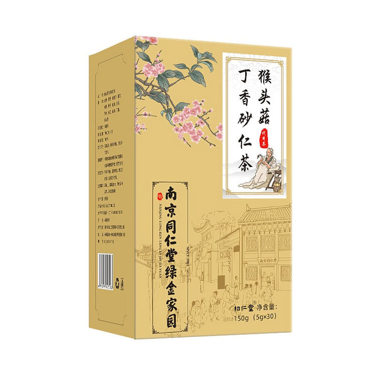 南京同仁堂猴頭菇丁香砂仁茶中老年人呵護腸胃養生茶150g - Weee!