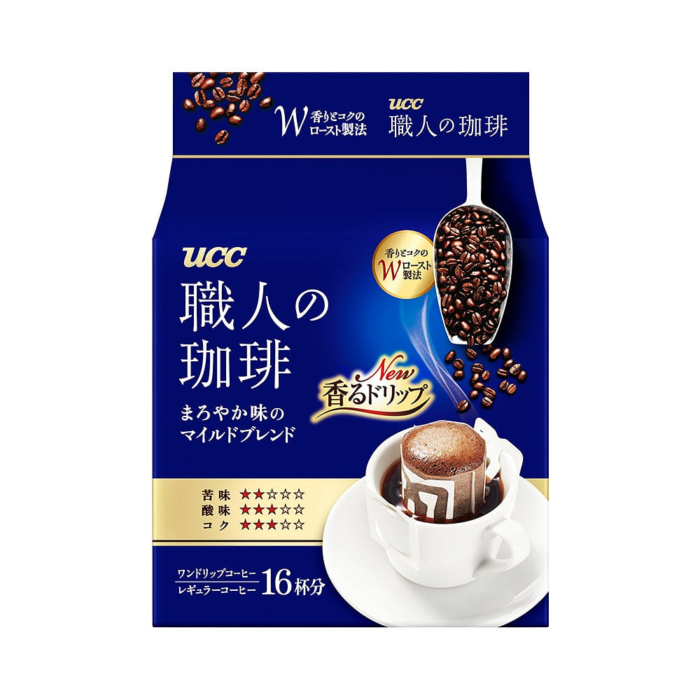 悠詩詩 滴濾式職人咖啡粉(圓潤柔和) 7g*16小袋 112 克