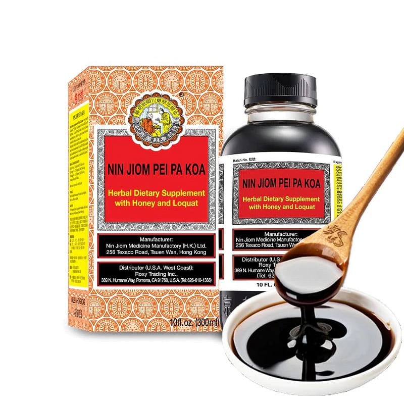 NIN JIOM PEI PA KOA (HERBAL FORMULA)HONEY & LOQUAT 300 มิลลิลิตร