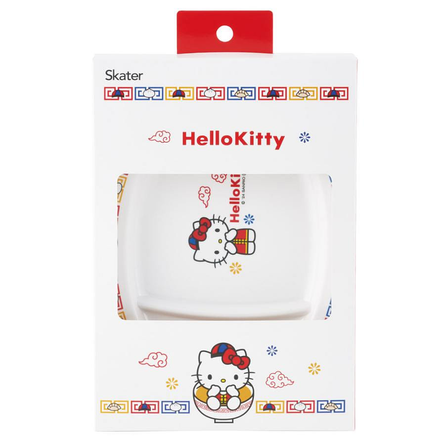 Skater Hello Kitty Melamine Dumpling Plate 1 개