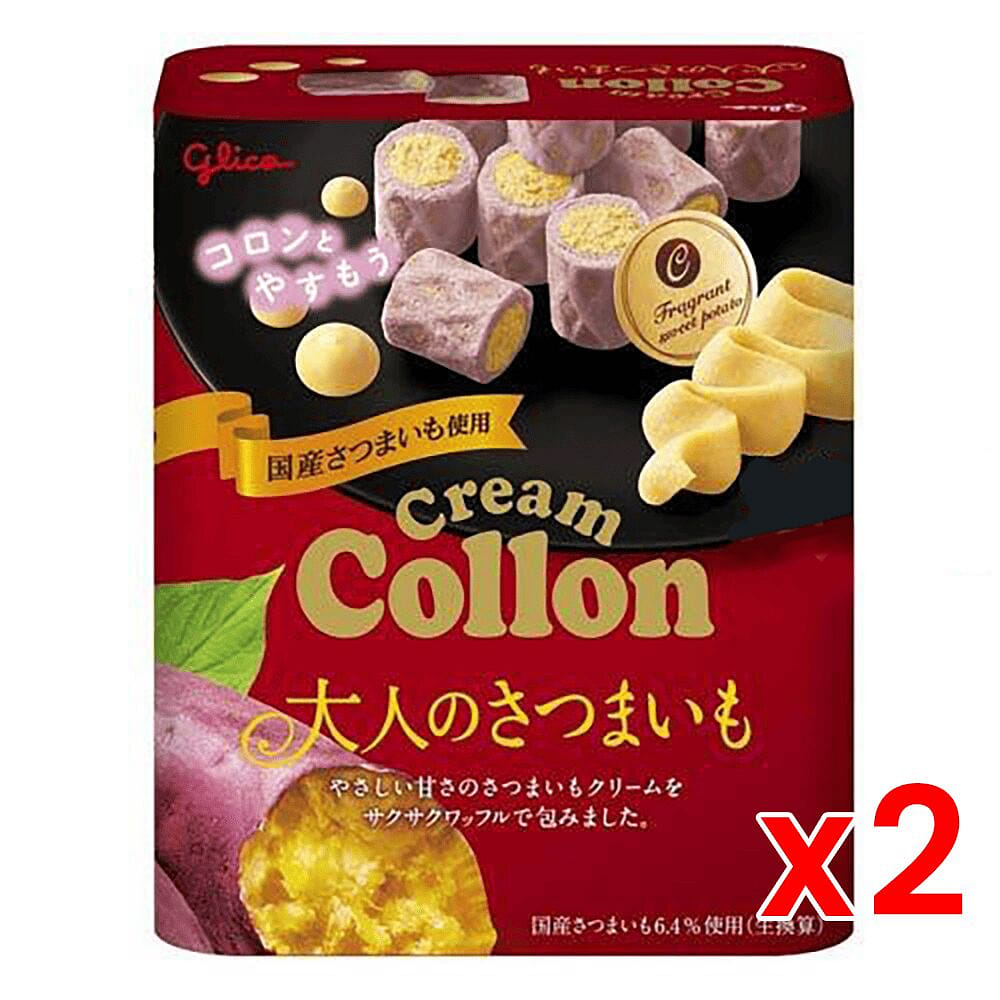 Glico Cream Collon Adult Sweet Potato Flavorx2 48 g