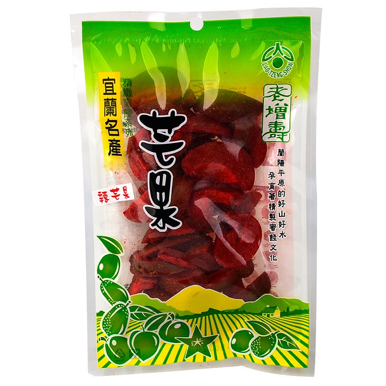 台湾 宜兰名产【老增寿】辣芒果干 125 克