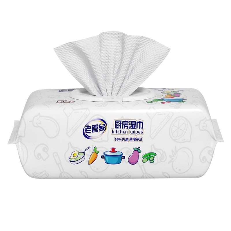 Old Steward Kitchen Wipes Cleaning Wipes 80pcs/bag 1 개