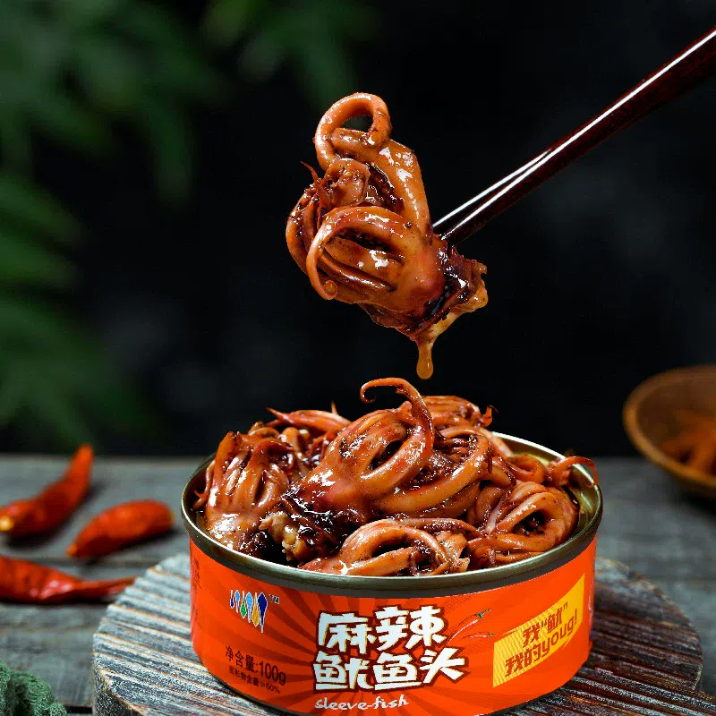 Canned spicy squid whiskers 100 그램
