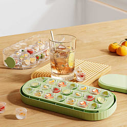 On sale at Suning.com Water-filled Ice Cube Push-Push Mint Green 18 Cube 1 count