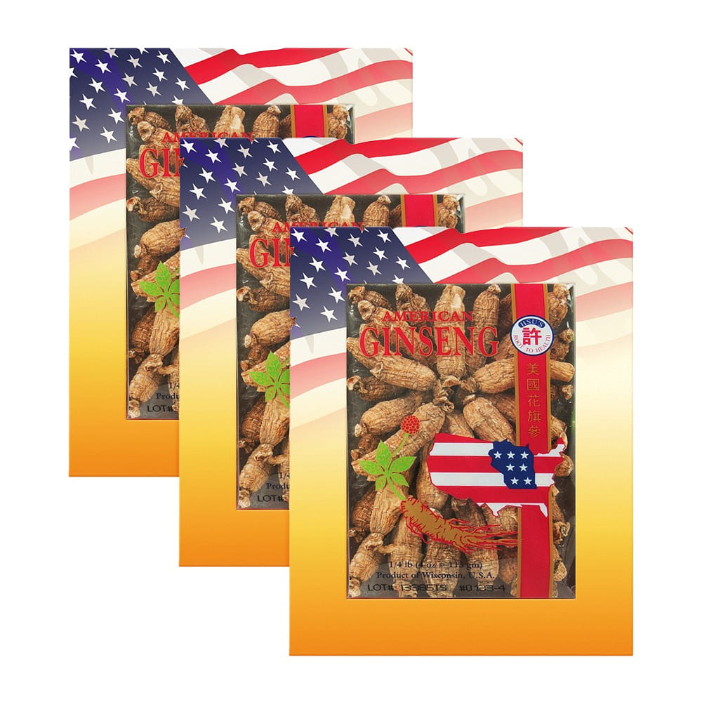 HSU'S GINSENG Half Short Medium Small 4oz x 3 3 케이스
