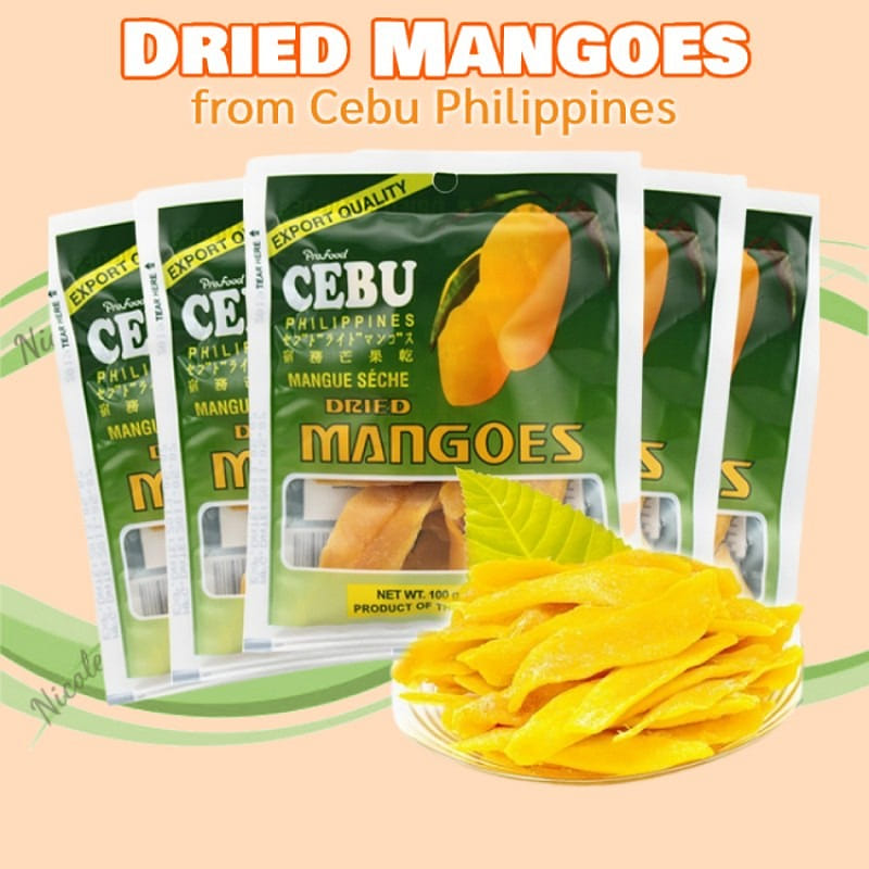 Cebu Dried Mangoes Made in the Philippines 100g 100 กรัม