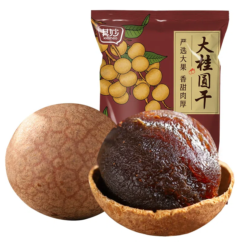 Fujian Qimiao dried longan 500g*1 bag 500 g