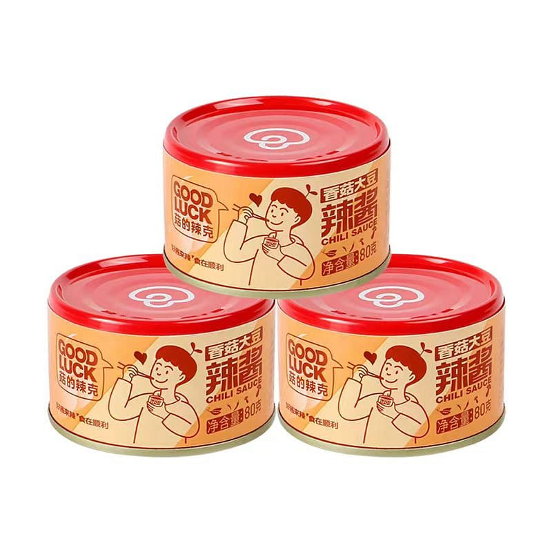 Mushroom and soybean chili sauce 80g* 3 cans 240 그램