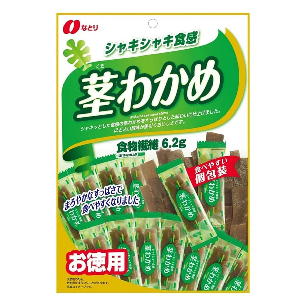 Natori 裙帶菜梗 105g 高膳食纖維零食 105 克