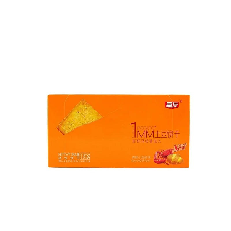 Jayoo 1mmPotatoCrackers SpicyCrayfish 180g 3packs 180 g