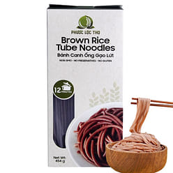 [Phuoc Loc Tho] Brown Rice Tube Noodles 454gr 1 count